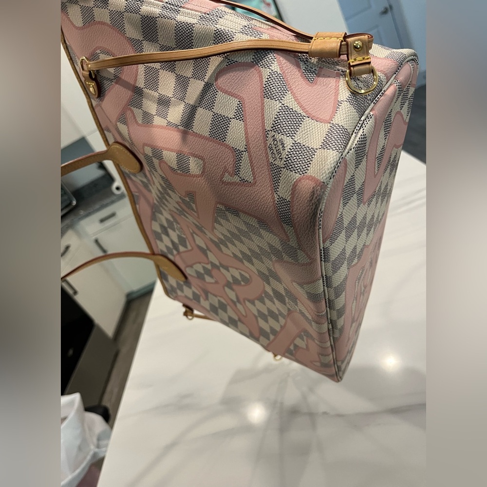 Louis Vuitton Damier Azur Tahitienne Neverfull w/Pouch MM - Picture 11 of 16